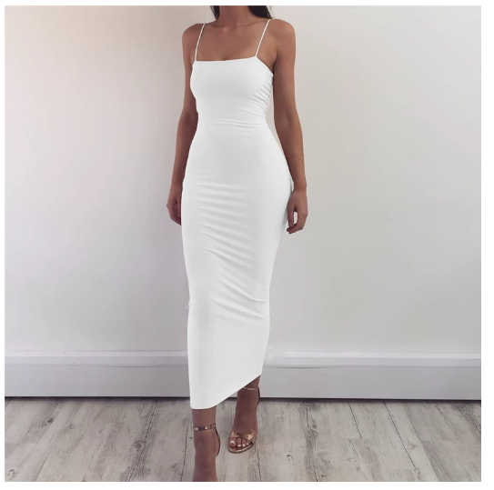VESTIDO DE TIRANTES